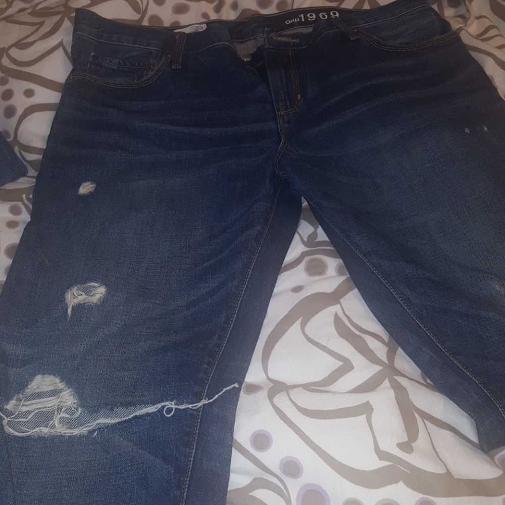 Gap boyfriend cropped jeans